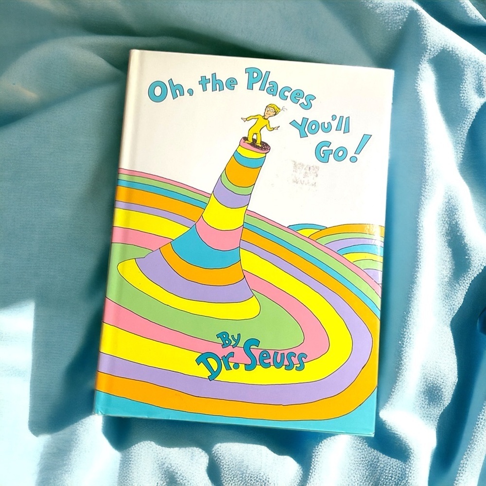 Dr. Seuss "Oh, the Places You'll Go!" Hardcover Book - Brand New